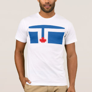 T-shirt da bandeira de Toronto