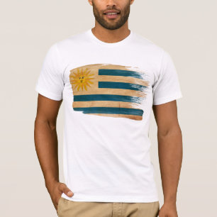 T-shirt da bandeira de Uruguai