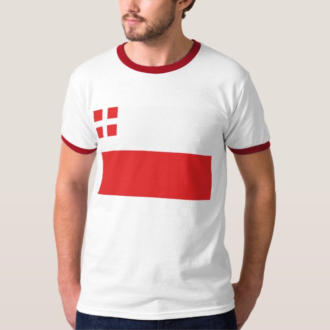 T-shirt da bandeira de Utrecht (Frente)