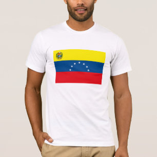 T-shirt da bandeira de Venezuela