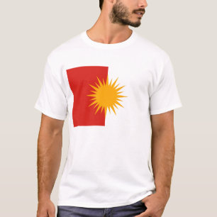 T-shirt da bandeira de Yezidi