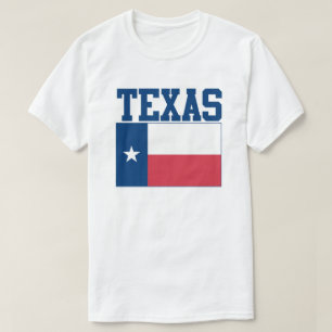 T-shirt da bandeira do estado de Texas