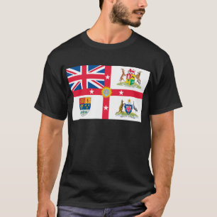 T-shirt da bandeira do Império Britânico
