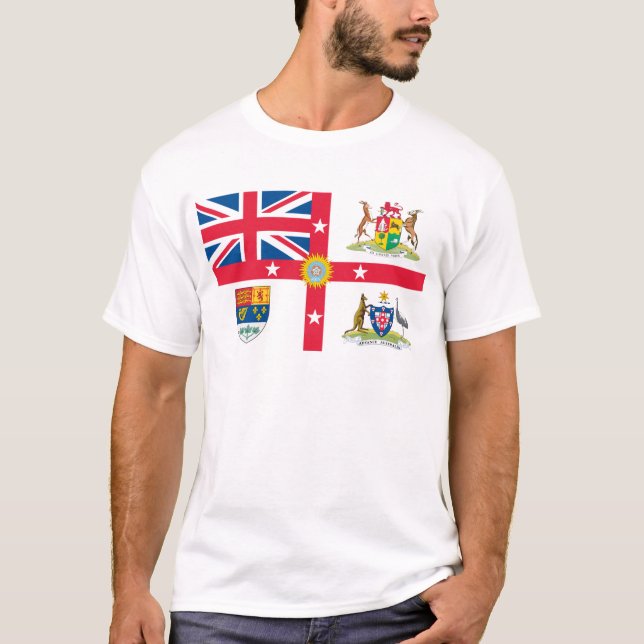 T-shirt da bandeira do Império Britânico (Frente)