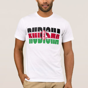 T-shirt da bandeira do Kenyan de Rudisha