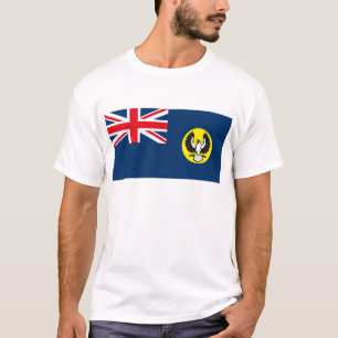 T-shirt da bandeira do Sul da Austrália