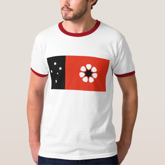 T-shirt da bandeira do Território do Norte (Frente)