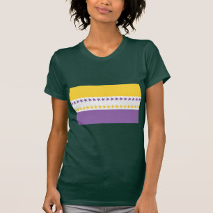 T-shirt da bandeira dos direitos das mulheres
