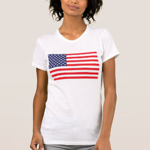 T-shirt da bandeira dos E.U.
