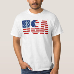 T-SHIRT DA BANDEIRA DOS EUA
