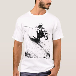 T-shirt da bicicleta da sujeira