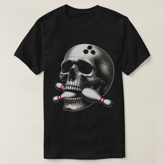 T-Shirt da Bola de boliche TA120 (Frente do Design)