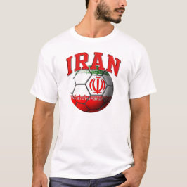 T-shirt da bola de futebol de Irã