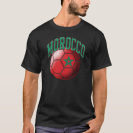 T-shirt da bola de futebol de Marrocos