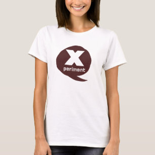 t-shirt da bolha da experiência