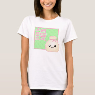 T-shirt da bolinha de massa de Kawaii