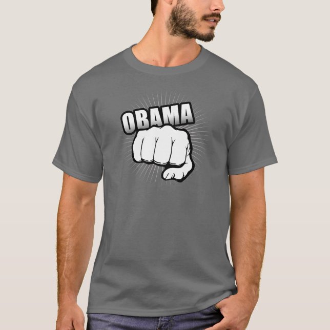 T-shirt da BOMBA do PUNHO de OBAMA (Frente)