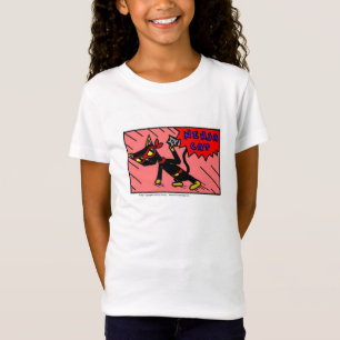 T-shirt da boneca das meninas do CAT de NINJA dos
