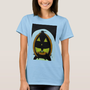 T-shirt da boneca das mulheres da lanterna do o de