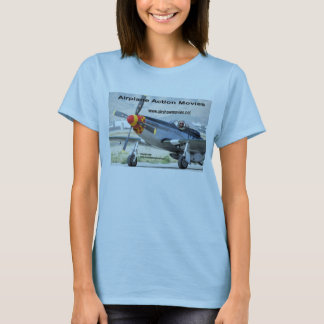 T-shirt da boneca de Ladie do mustang P-51