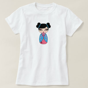 T-Shirt da Boneca Kokeshi