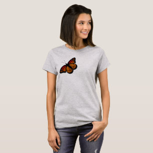 T-shirt da borboleta de monarca