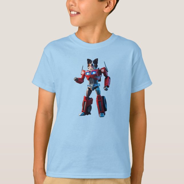 T-Shirt da Border Collie Kid (Frente)