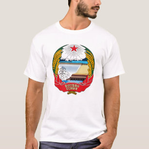 T-shirt da brasão da Coreia do Norte