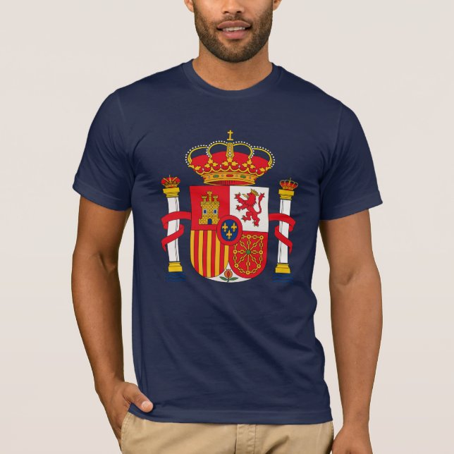 T-shirt da brasão da espanha (Frente)