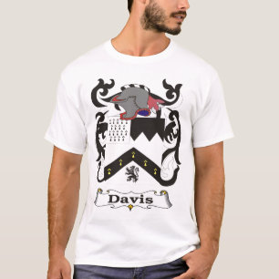 T-shirt da brasão da família de Davis