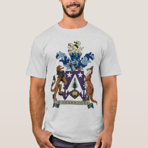 T-shirt da brasão da ilha Norfolk