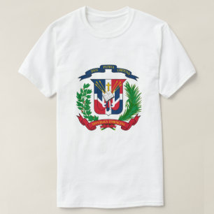 T-shirt da brasão da República Dominicana