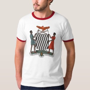 T-shirt da brasão da Zâmbia