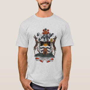 T-shirt da brasão de Antígua e de Barbuda