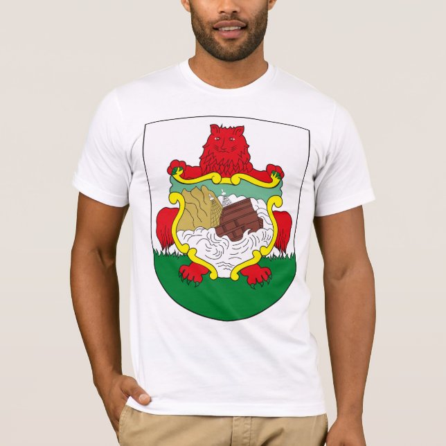 T-shirt da brasão de Bermuda (Frente)