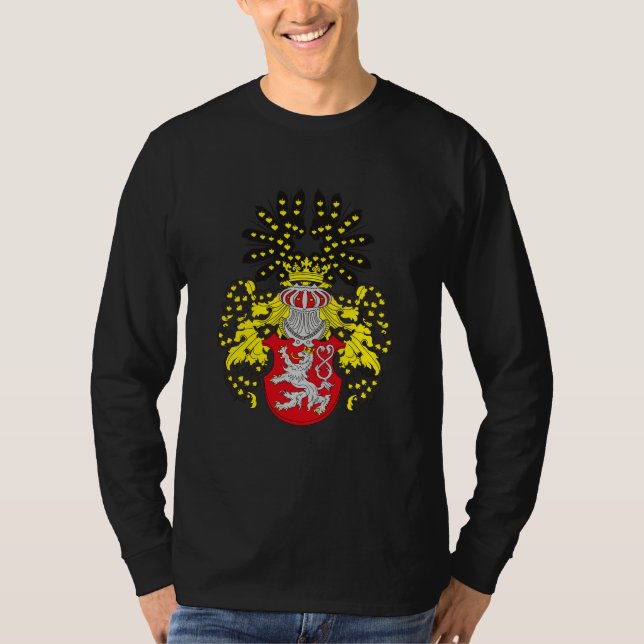 T-shirt da brasão de Boémia (Frente)