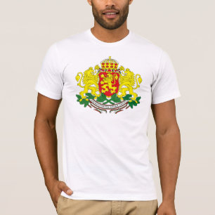 T-shirt da brasão de Bulgária