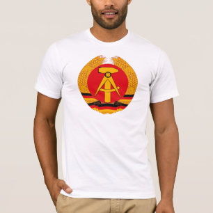 T-shirt da brasão de East Germany