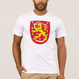 T-shirt da brasão de Finlandia
