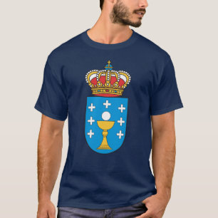 T-shirt da brasão de Galiza