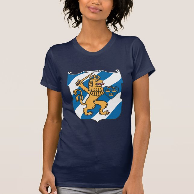 T-shirt da brasão de Gothenburg (Frente)