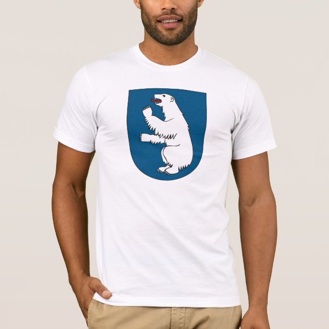 T-shirt da brasão de Greenland (Frente)