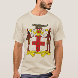 T-shirt da brasão de Jamaica