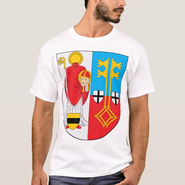 T-shirt da brasão de Krefeld (Frente)