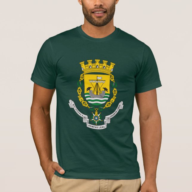 T-shirt da brasão de Lisboa (Frente)