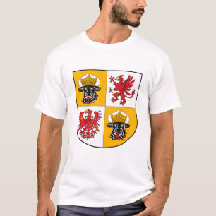 T-shirt da brasão de Mecklenburg Vor Pommern