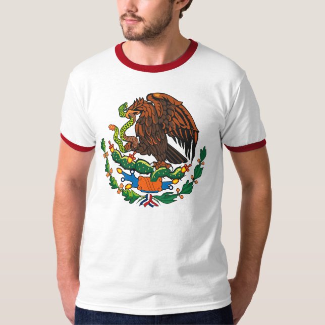 T-shirt da brasão de México (Frente)