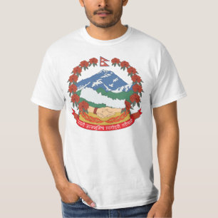 T-shirt da brasão de Nepal