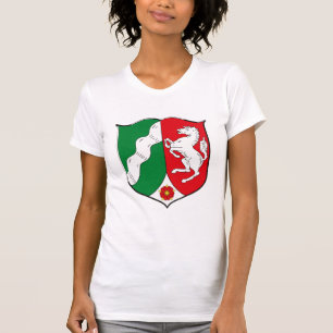 T-shirt da brasão de Nordrhein Westfalen
