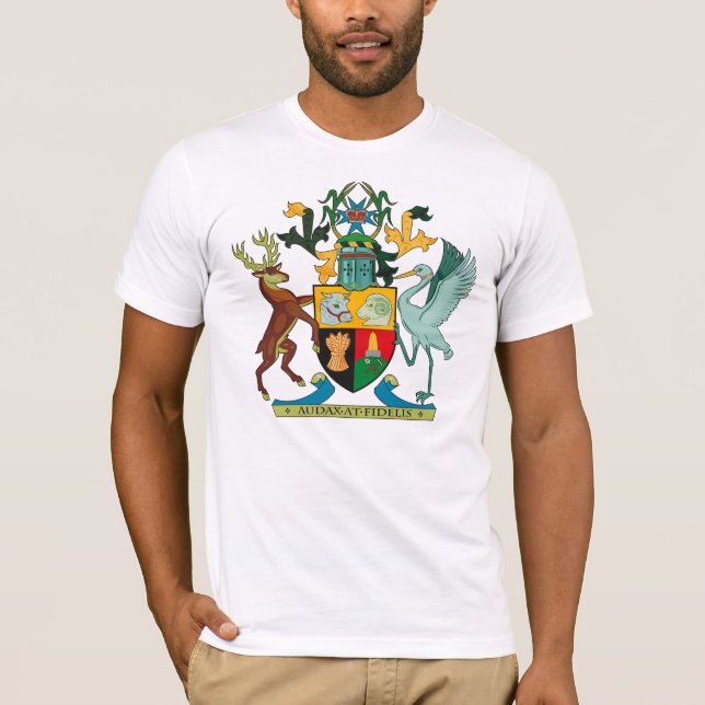 T-shirt da brasão de Queensland (Frente)